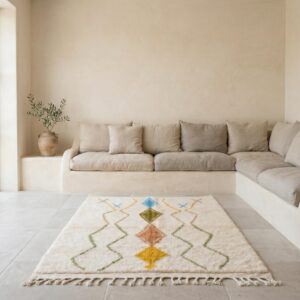 Berber Ivory Beni Ourain Rug