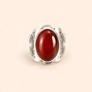 Berber Silver Geometric Ring – Symbolic Berber Finger Jewelry
