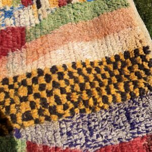 Boujaad Rug - Colorful Abstract Wool Rug - Handmade Art Rug - Bold Boho Area Rug - Multicolor Berber Carpet - Multiple Sizes
