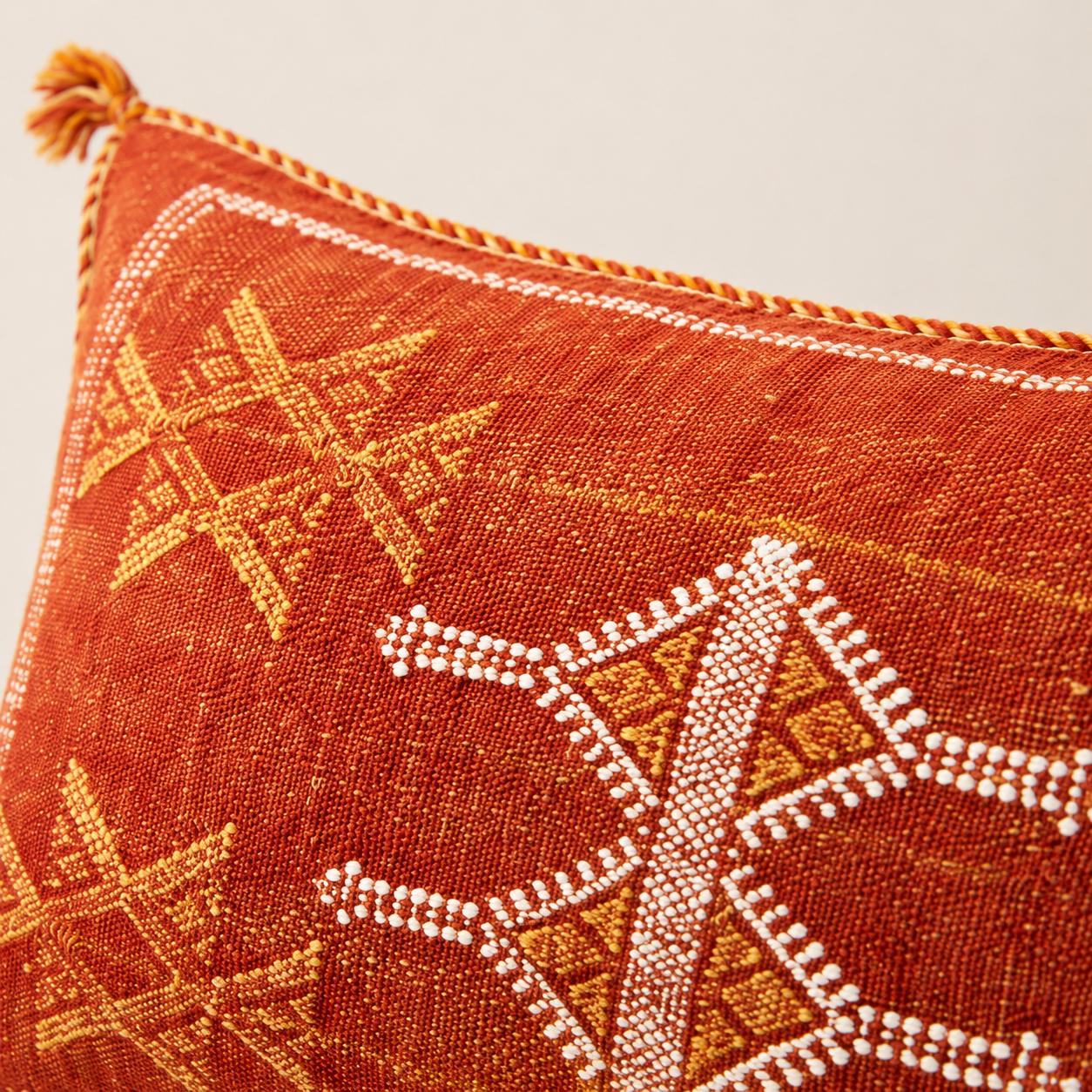 Amazigh Cactus Silk Pillow