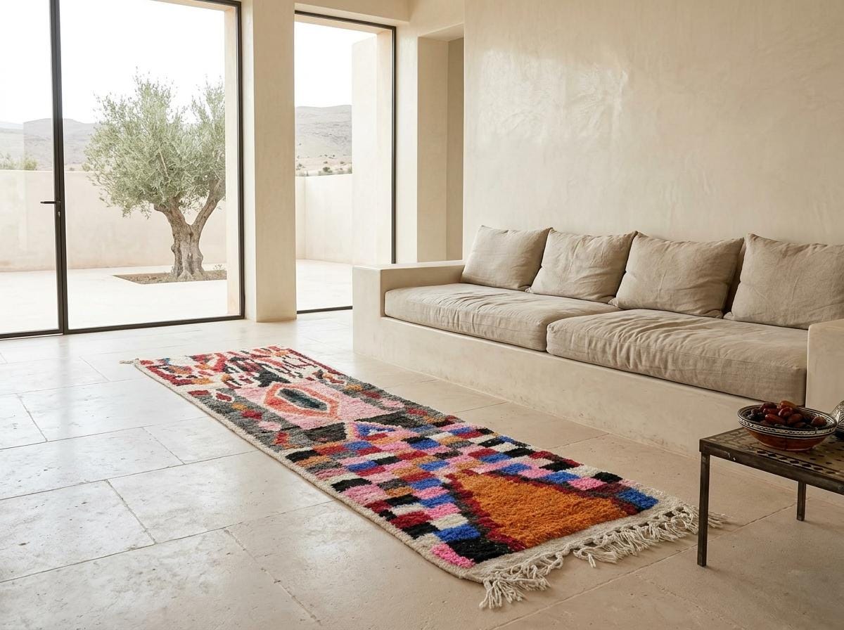Berber Abstract Boujaad Rug