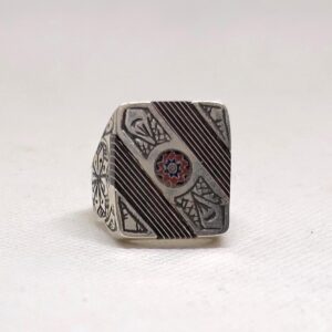 Tuareg Sterling Silver Ring: Handmade Berber Tribal Jewelry