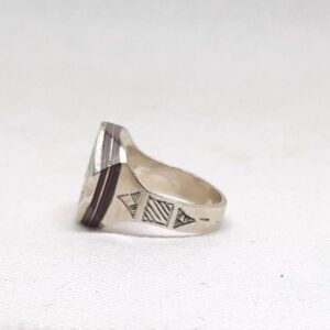 Tuareg Sterling Silver Ring: Berber Ethnic Tribal Jewelry