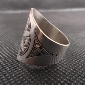 Vintage Tuareg Sterling Silver Ring: Handmade Berber Tribal Jewelry