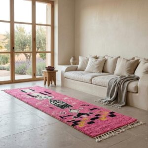 Amazigh Hot Pink Rug