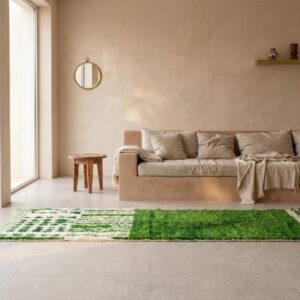 Berber Green Runner Rug