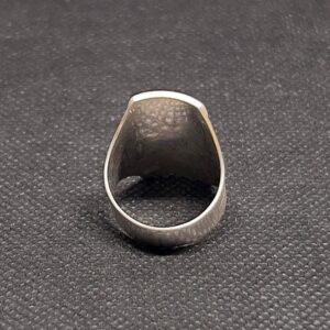 Handmade Sterling Silver Tuareg Ring: Berber Tribal Jewelry, Size 9