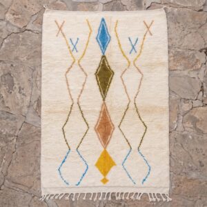 Berber Ivory Beni Ourain Rug