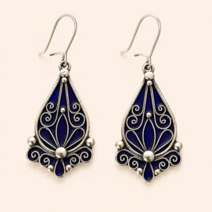 Tawes Earrings - Amazigh Silver Heritage Jewelry