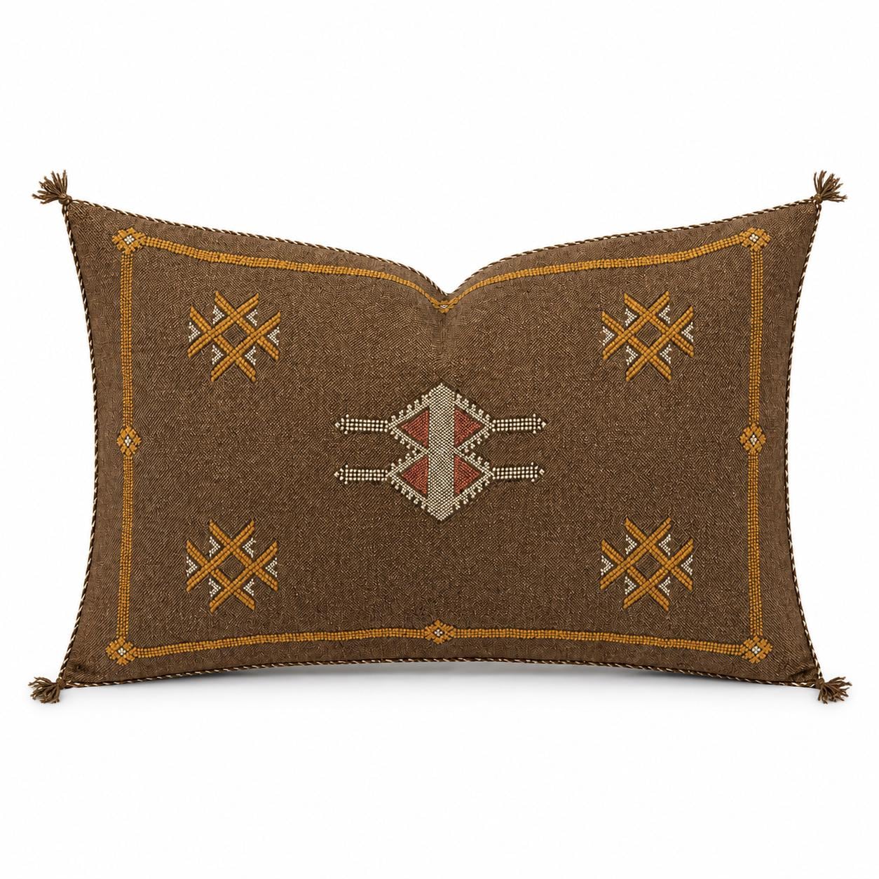 Amazigh Cactus Silk Pillow