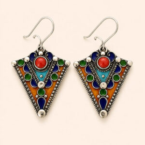 Kayssa Earrings - Amazigh Silver Heritage Jewelry