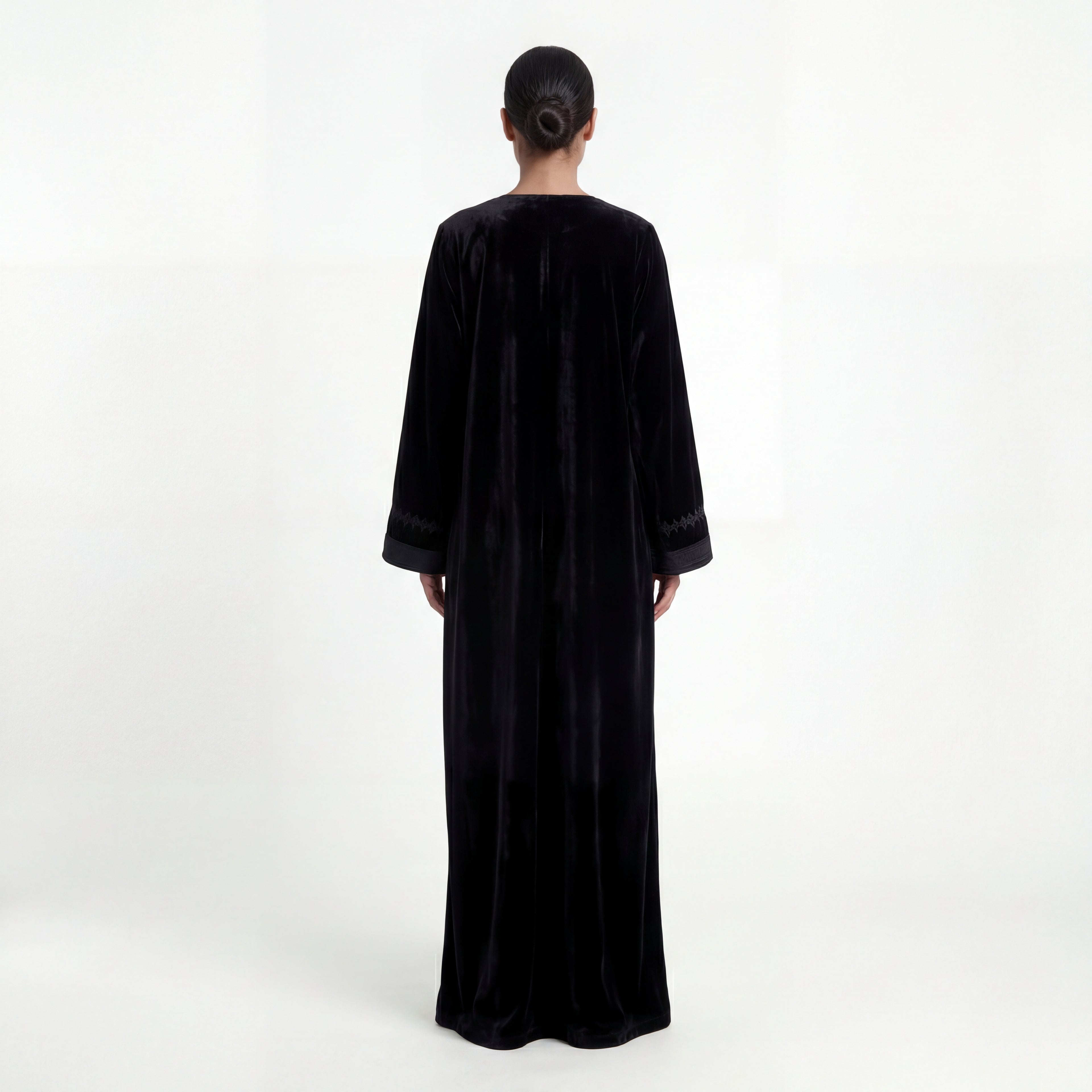 Velvet Kaftan - Black Occasion Wear