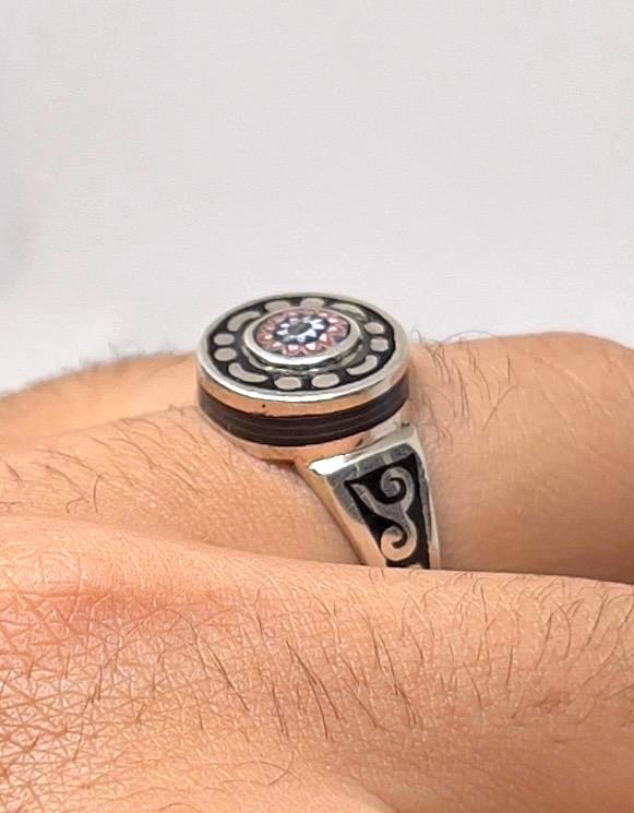 Tuareg Sterling Silver Berber Ring: Handmade Ethnic Tribal Jewelry