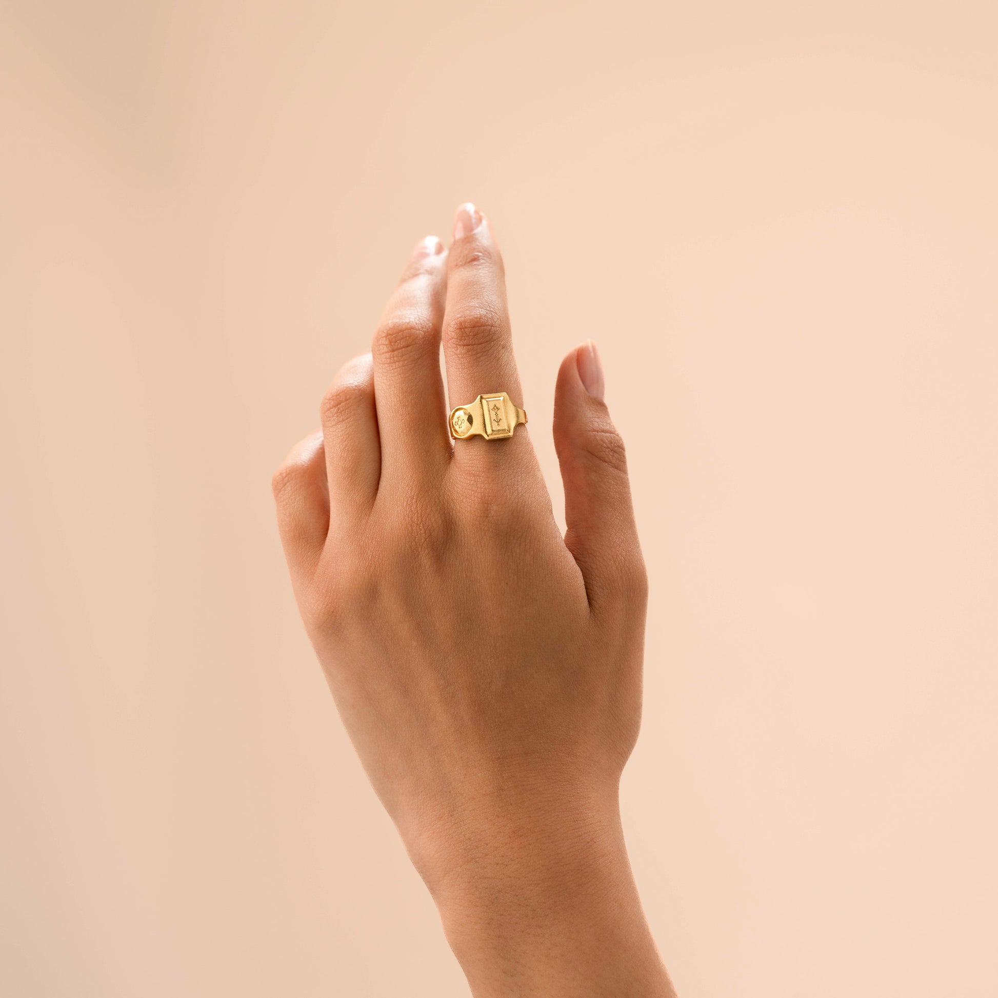Fleurs de Figuier de Barbarie Ring - Amazigh Geometric Jewelry