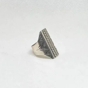 Amazigh Silver Ring - Berber Tuareg Tribal Sterling Ring
