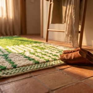 Berber Green Runner Rug
