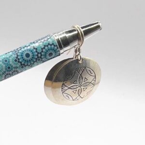Tuareg Sterling Silver Amazigh Yaz Symbol Bohemian Earrings: Berber Jewelry
