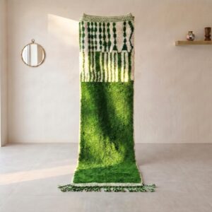 Berber Green Runner Rug