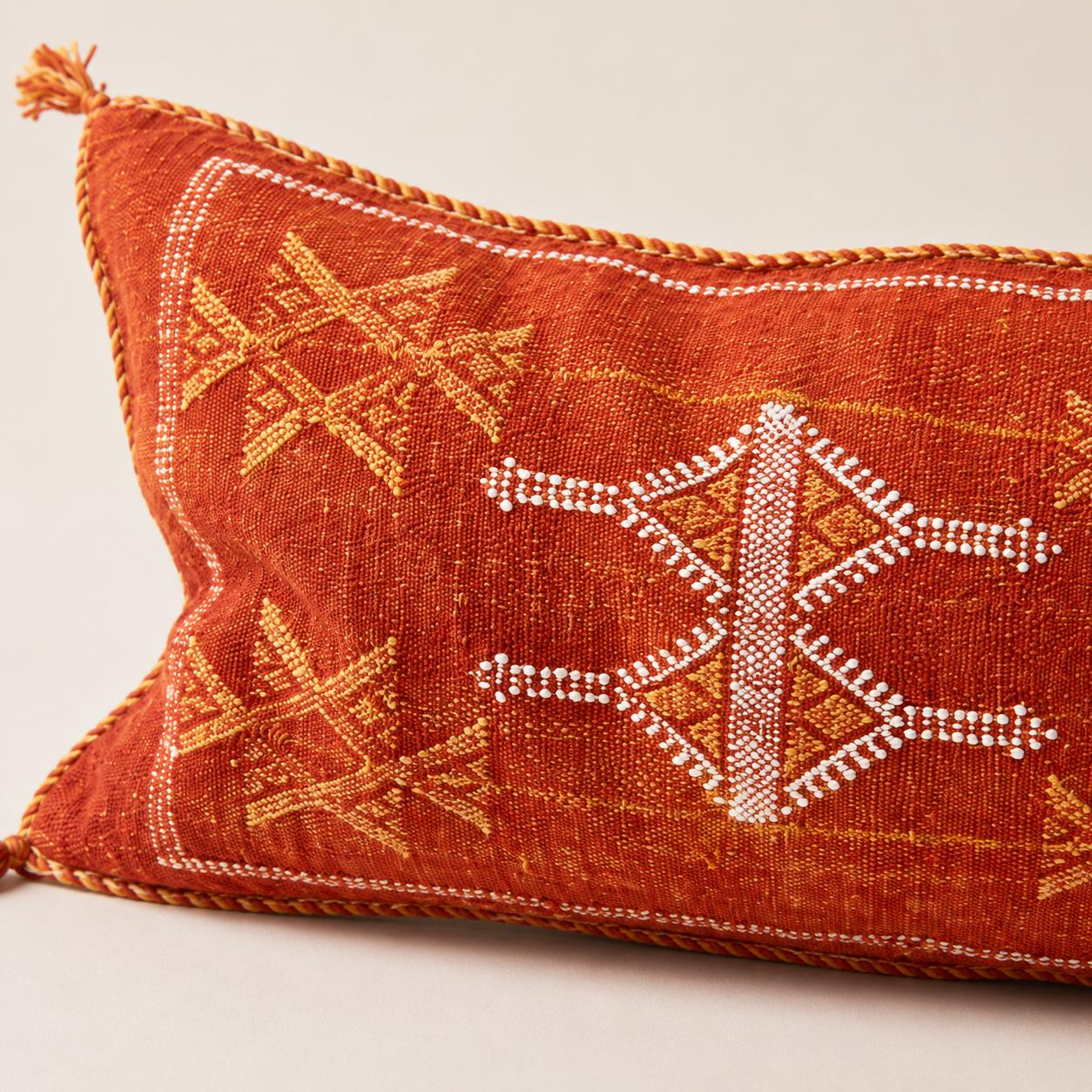 Amazigh Cactus Silk Pillow