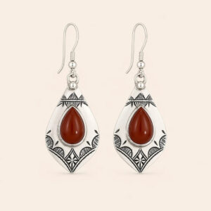 Yamina Earrings - Amazigh Silver Heritage Jewelry