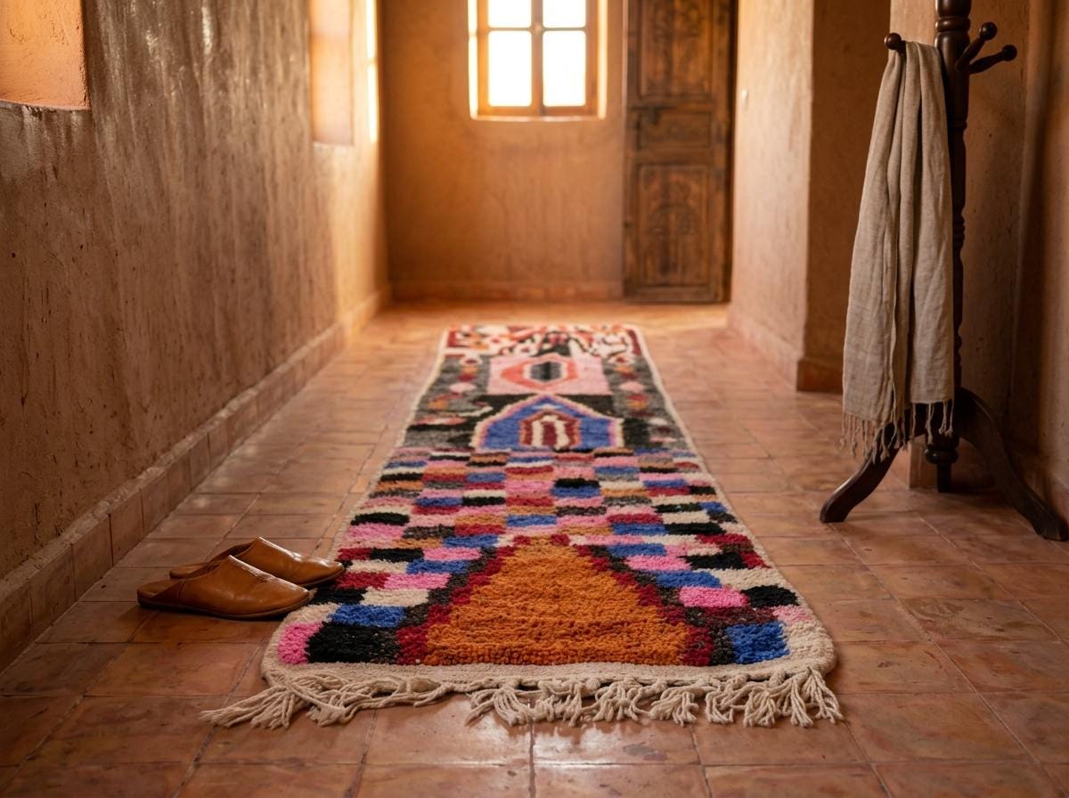 Berber Abstract Boujaad Rug