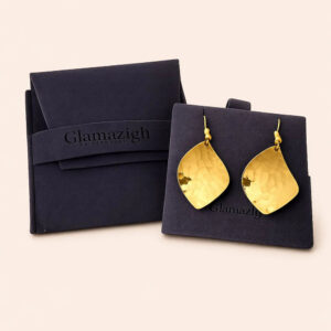 Nourhan Earrings - Amazigh Brass Heritage Jewelry