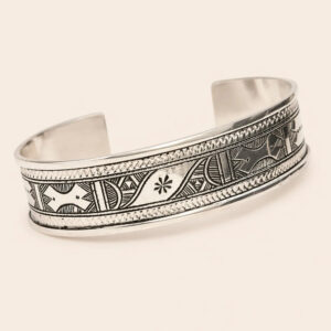 Amazigh Silver Diamond Bracelet – Amazigh Jewelry with Character