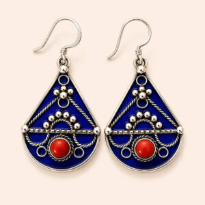 Aman Earrings - Amazigh Silver Heritage Jewelry