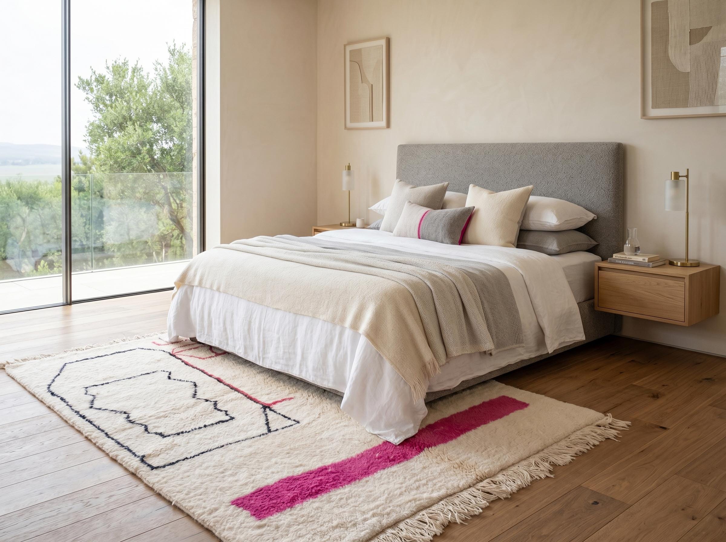 Berber Ivory Beni Ourain Rug