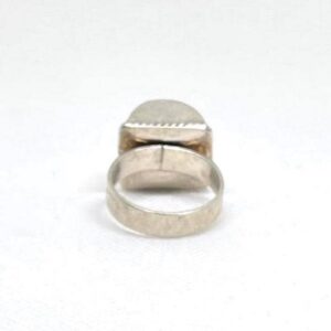 Handmade Antique Berber Pyramids Sterling Silver Tuareg Ring: Ethnic Tribal Jewelry Rings