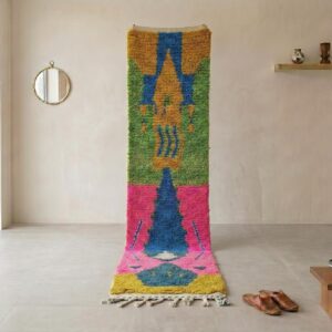 Berber Green Pink Rug