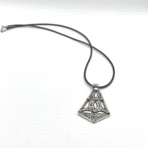 Berber Amulet Sterling Silver Pendant Necklace: Tuareg Cross