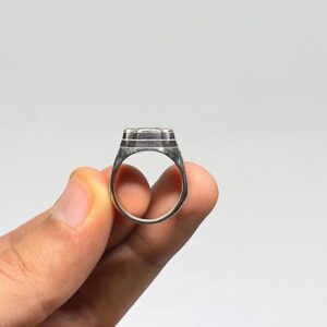 Handmade Berber Silver Ring: Tribal Jewelry, Size 9