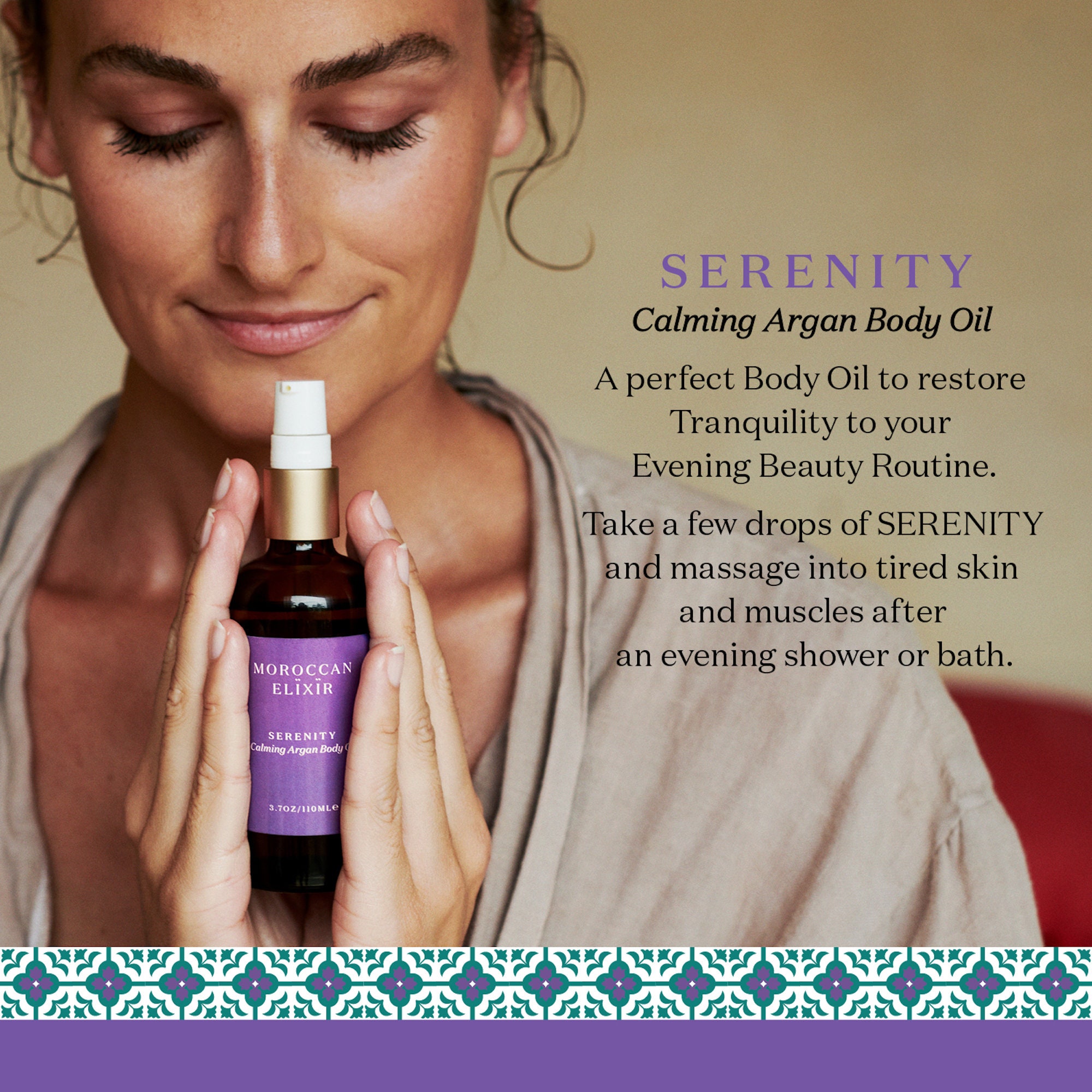 Berber SERENITY Calming Argan Body Oil - Argan Oil