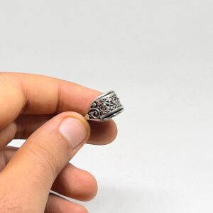 Handmade Berber Ring: Tribal Silver Boho Jewelry