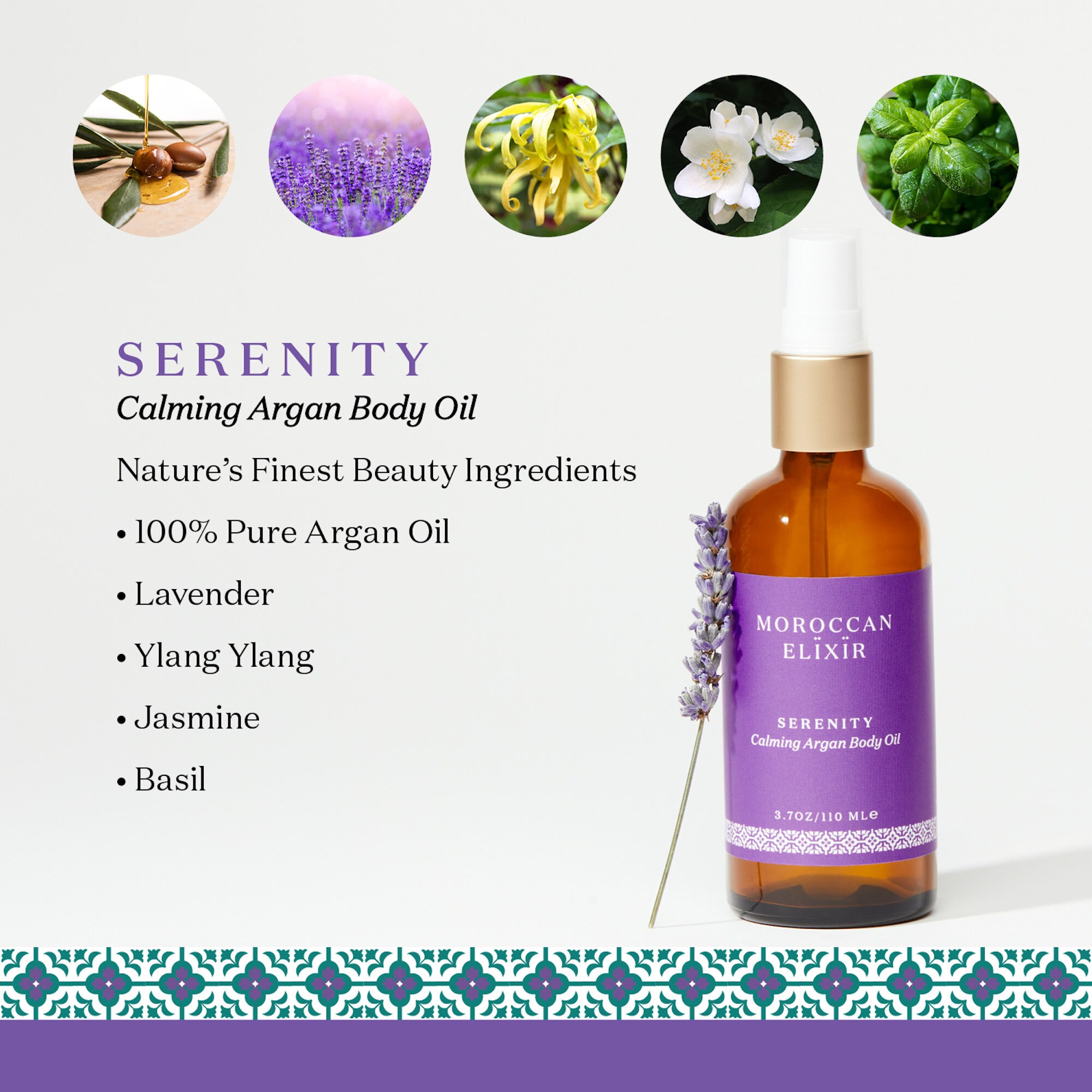 Berber SERENITY Calming Argan Body Oil - Argan Oil