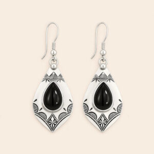 Yamina Earrings - Amazigh Silver Heritage Jewelry