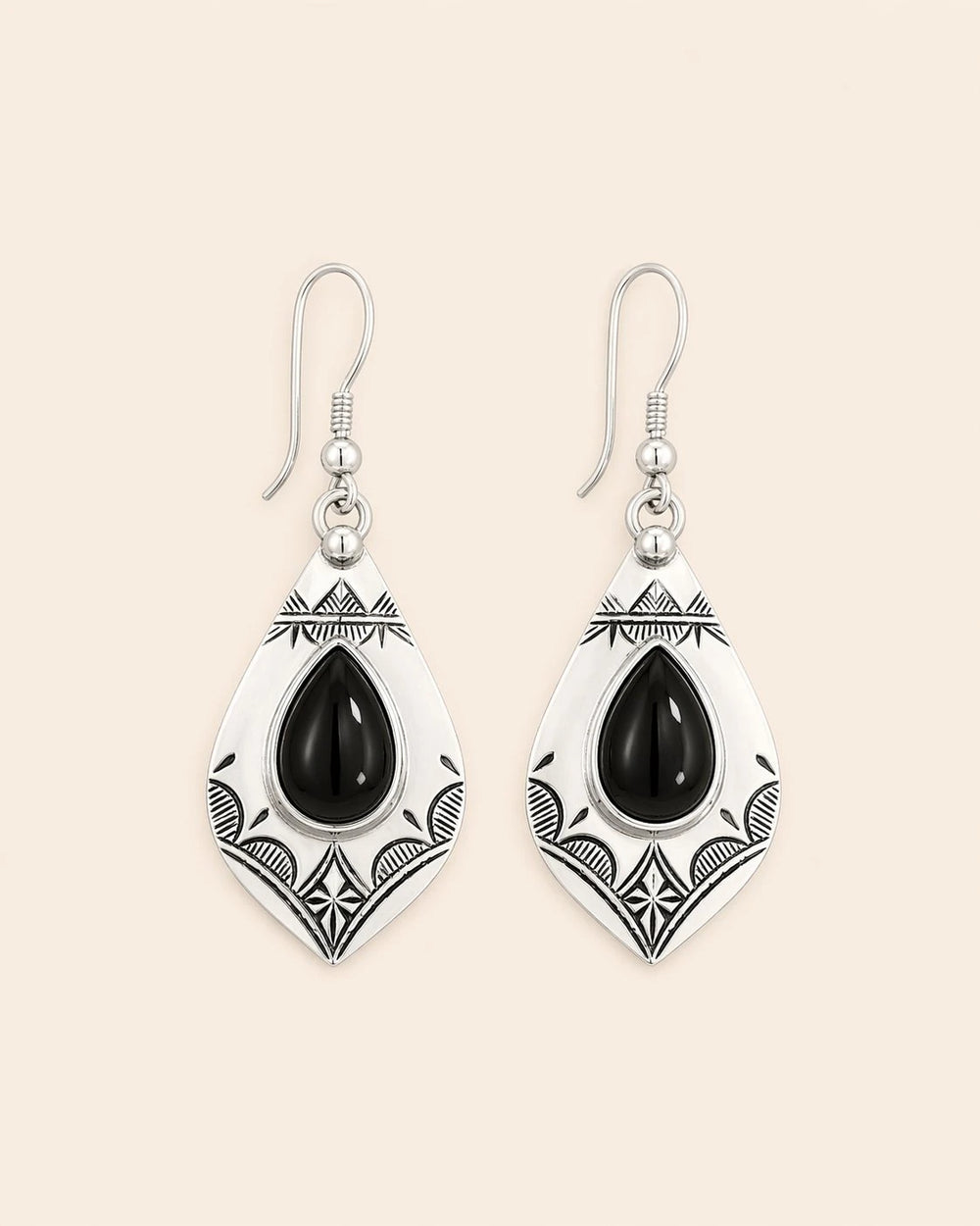 Yamina Earrings - Amazigh Silver Heritage Jewelry