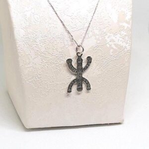 Amazigh Berber Sterling Silver Necklace: Tribal Jewelry