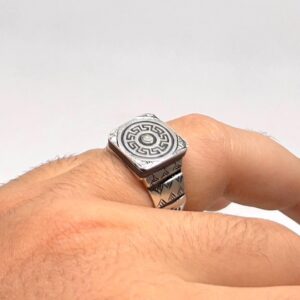 Handmade Sterling Silver Tuareg Ring: Berber Spiral Tribal African Amazigh Boho Jewelry