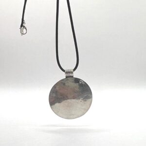Berber Amulet Sterling Silver Pendant Necklace: Tuareg Cross Spiral Balls