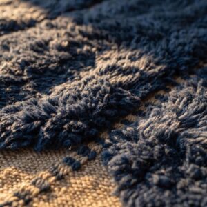 Berber Blue Wool Rug