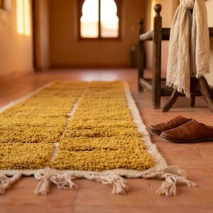 Berber Mustard Yellow Rug