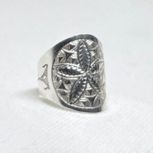 Handmade Sterling Silver Tuareg Ring: Berber Ethnic Sahara Tribal Jewelry