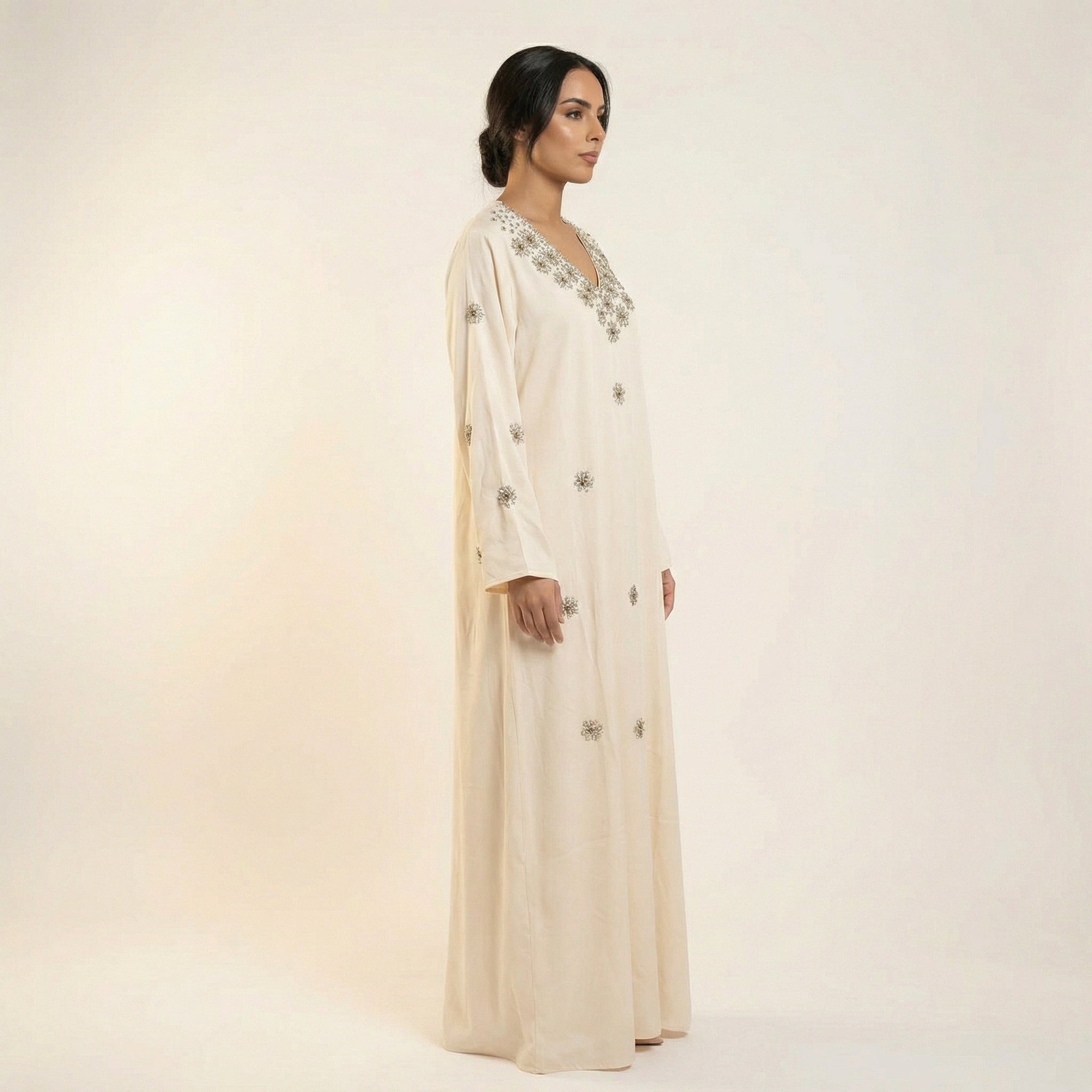 Jalabiya - Beige Motif