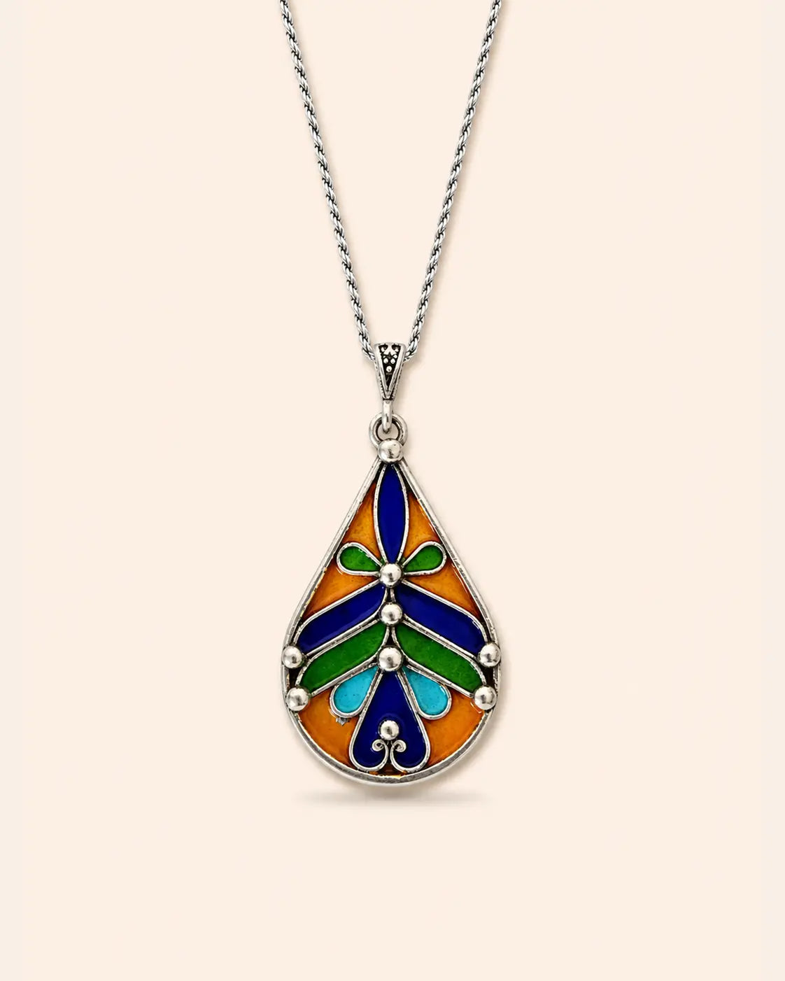 Titbirt Necklace - Amazigh Silver Pendant Jewelry