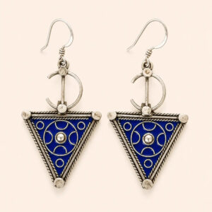 Tasa Earrings - Amazigh Silver Heritage Jewelry