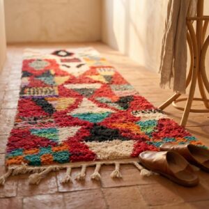 Berber Red Cream Rug