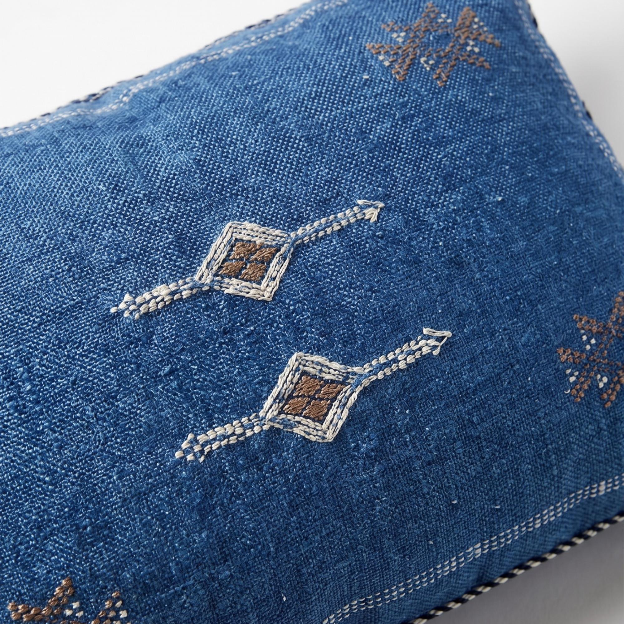 Amazigh Cactus Silk Pillow