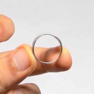 Berber Sterling Silver Ring: Handmade Tuareg Kabyle Ethnic Tribal Rings Jewelry